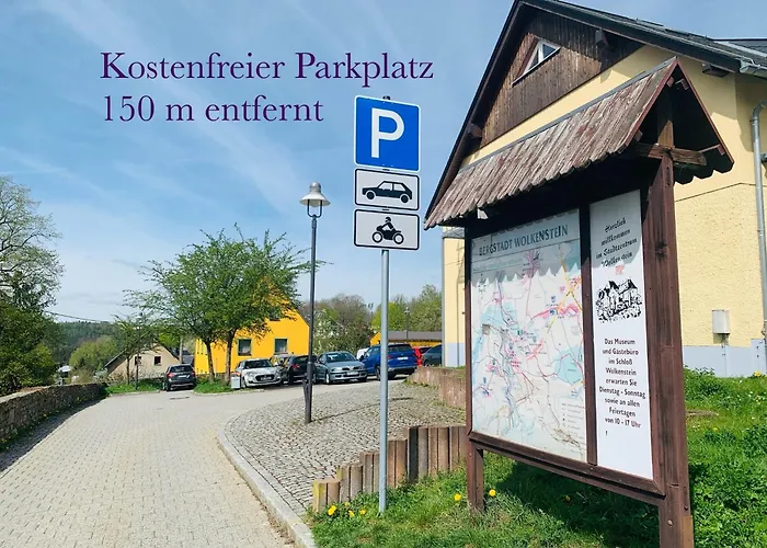 Am Schloss Wolkenstein, 75m2, 2br, Babybett