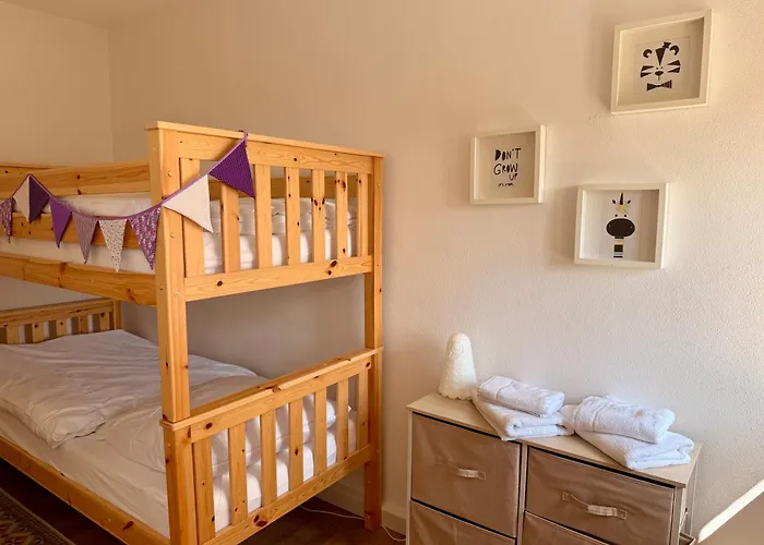 Am Schloss Wolkenstein, 75m2, 2br, Babybett